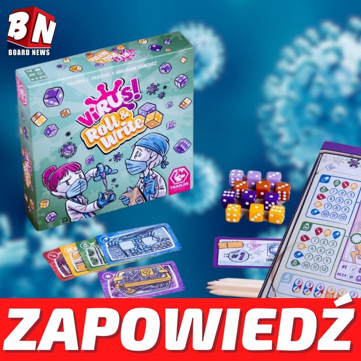  Tranjis Games - Wirus: Roll & Write 