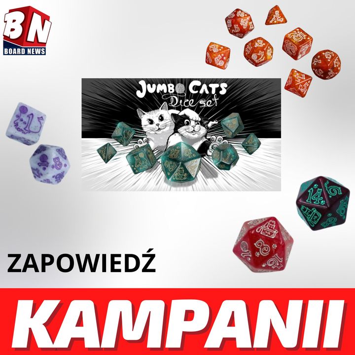  Q-Workshop – Jumbo Cats Dice Set 