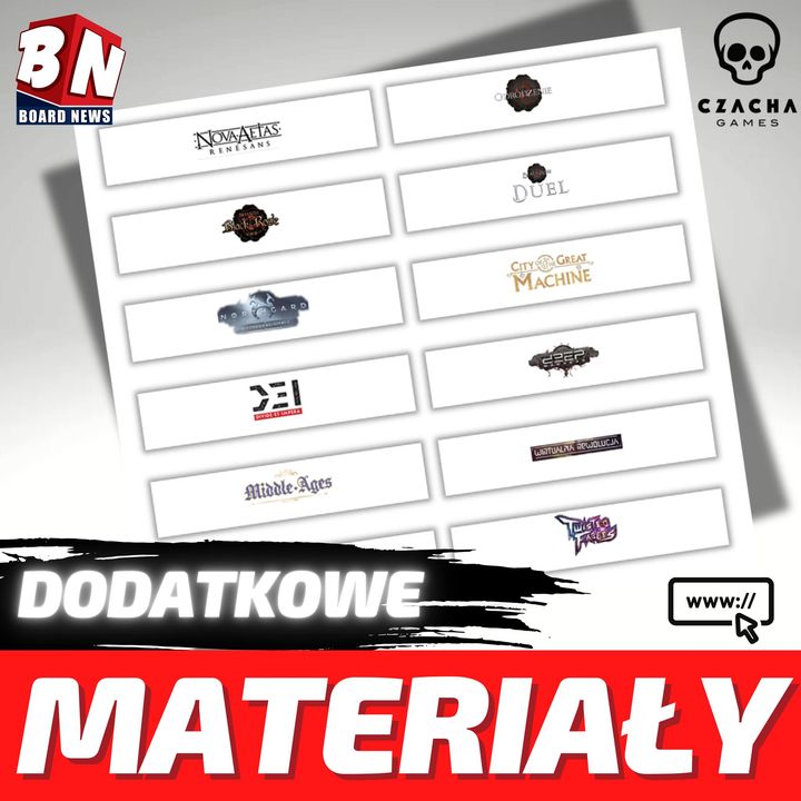  Czacha Games - Materiały dodatkowe