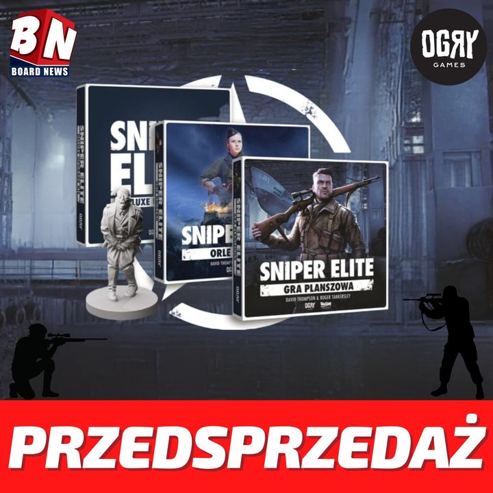  Ogry Games – Sniper Elite Gra Planszowe; Orle Gniazdo, Wersja Deluxe 