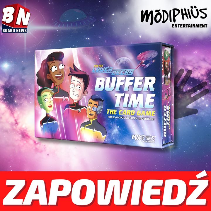 Modiphius Entertainment - Star Trek: Lower Decks – Buffer Time: The Card Game