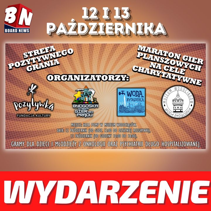Wydarzenie – Strefa Pozytywnego Grania - Bydgoska Strefa Gier Bez Prądu 