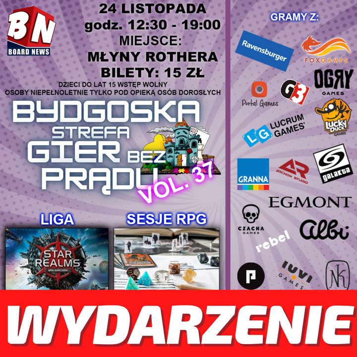 Wydarzenie – Bydgoska Strefa Gier Bez Prądu vol.37 