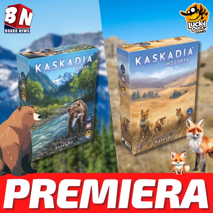  Lucky Duck Games – Kaskadia Rzeki i Wzgórza