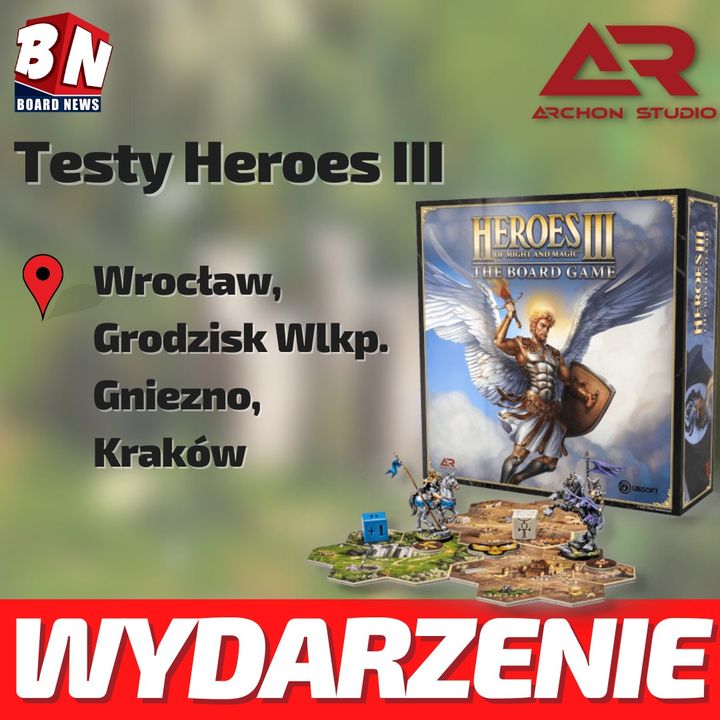 ‼️ WYDARZENIE ‼ _Heroes of Might & Magic III The Board Game - Archon Studio