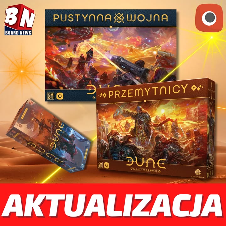 Portal Games – Dune: War of Arrakis – Pustynna Wojna, Przemytnicy, Exclusive Extras
