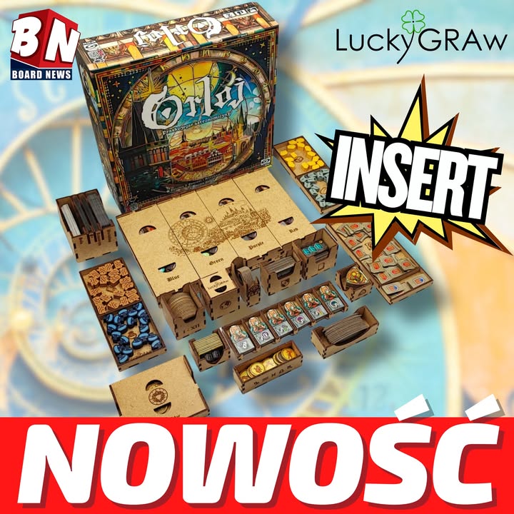 Lucky GRAw – Insert do gry Orloj: Praski zegar astronomiczny